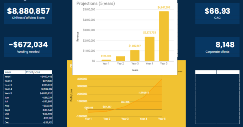 Financial Projections Template (French)